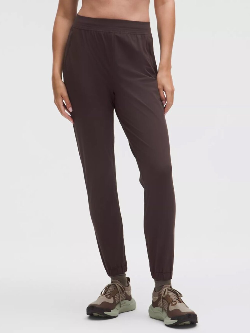 Lululemon Adapted State High-Rise Jogger Black Size 12 EUC Womens